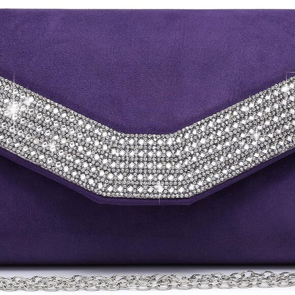 Women's Evening Bags Formal Party Clutches Wedding Purses Cocktail Prom Handbags - Picture 1 of 5